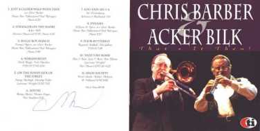 CHRIS BARBER & ACKER BILK Thats It Then!